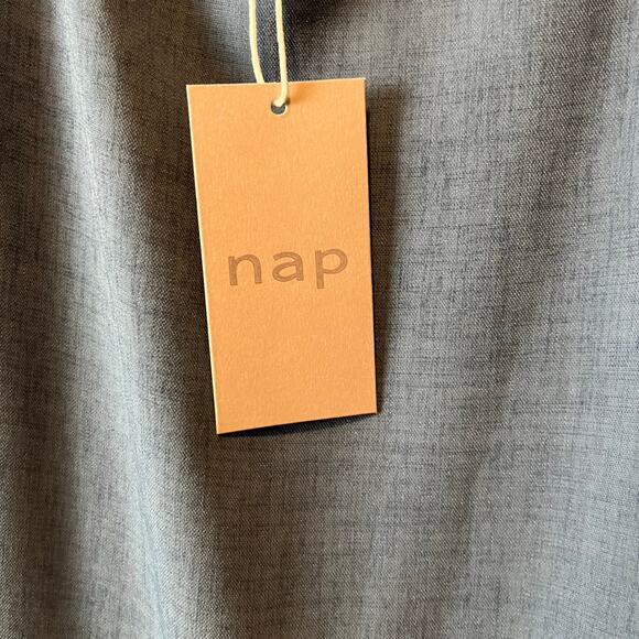 Nap Loungewear Blue Drawstring Relaxed Fit Wide Leg Jumpsuit Size Medium New - Picture 7 of 8